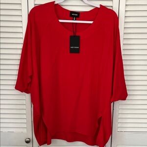 Oversized Red Tunic